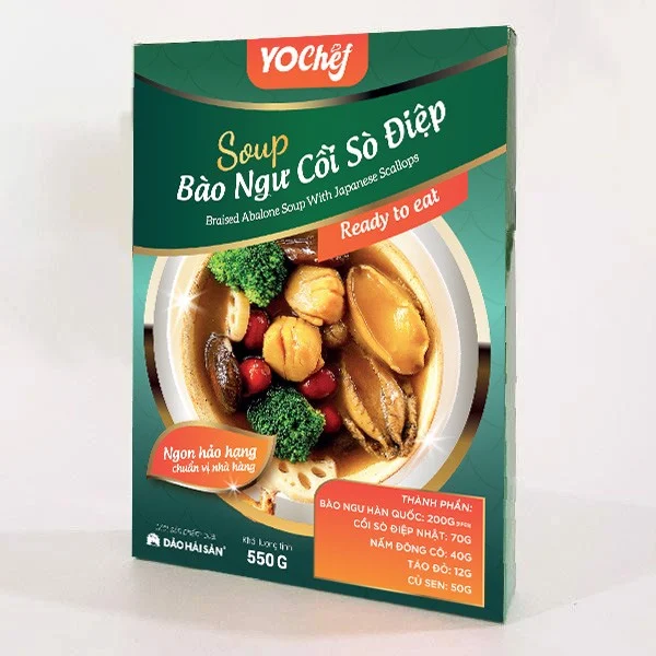 Soup Bào Ngư Cồi Sò Điệp