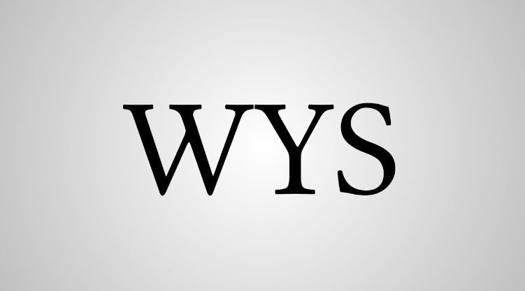 wys meaning in text