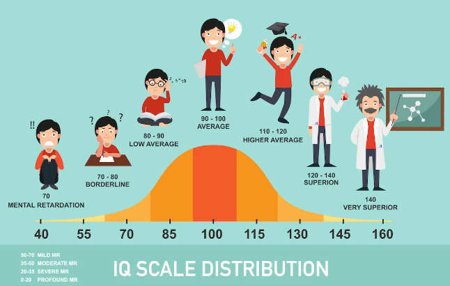 average iq for 11 year old