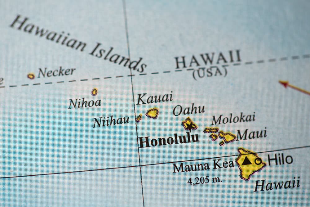 what is the time difference between hawaii and california