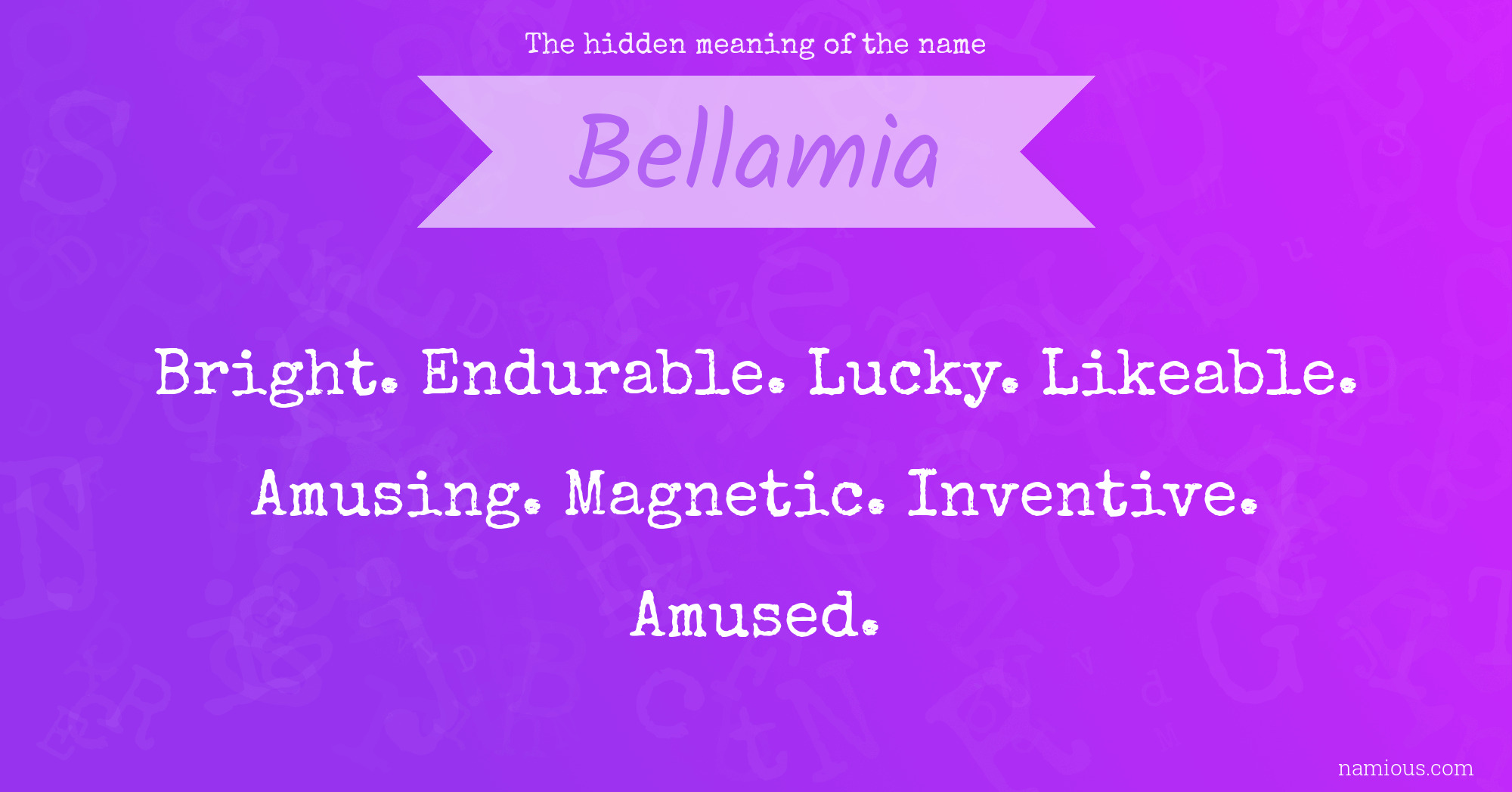 bella mia meaning