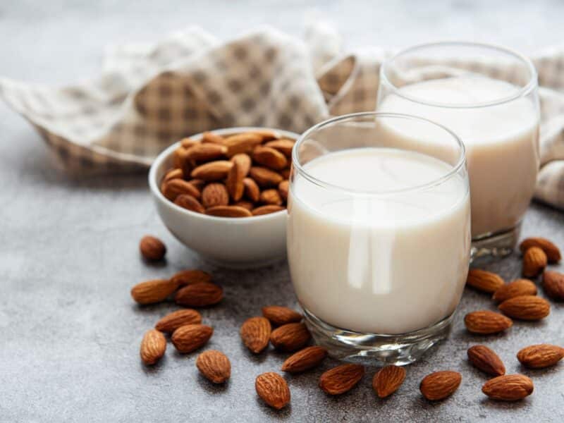 is almond milk alkaline