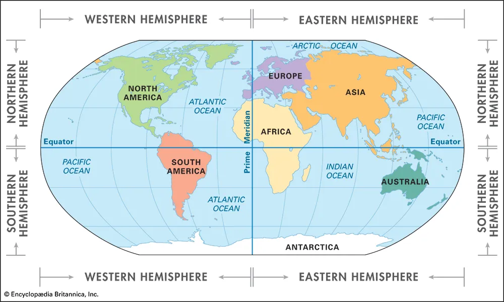 california is in what hemisphere