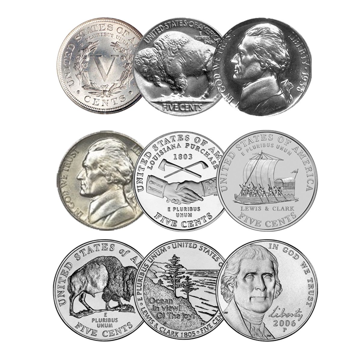 silver nickels years