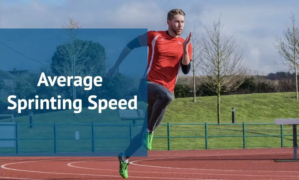 average sprinting speed of a human