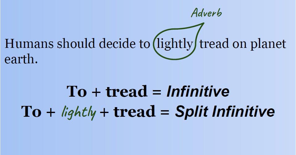 which sentence must be revised to eliminate a split infinitive