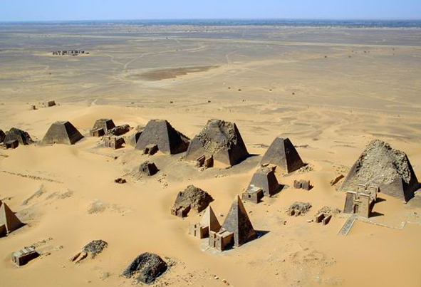 country with pyramids