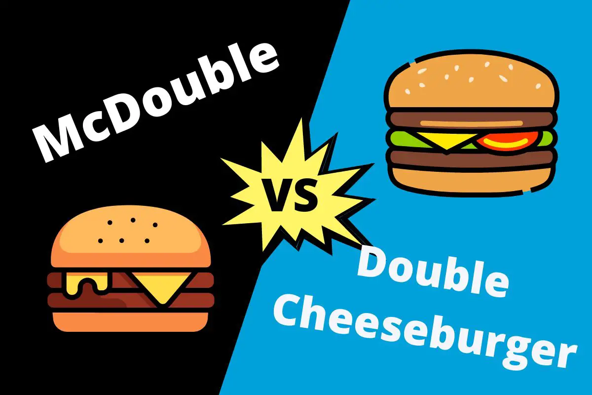 difference between double cheeseburger and mcdouble