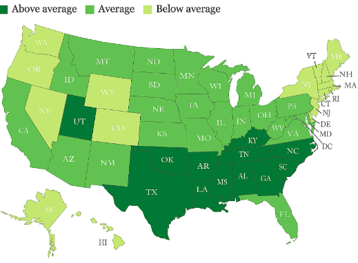 Exploring the Bible Belt: States and Significance