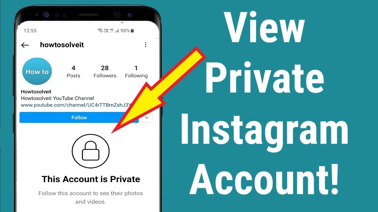 how to view a private instagram account