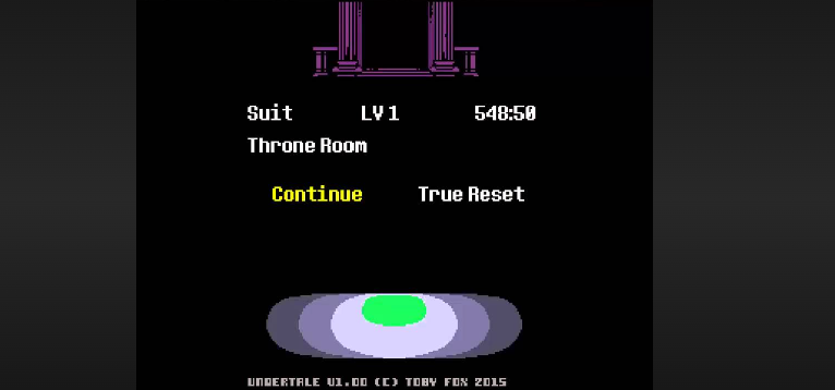 how to reset undertale