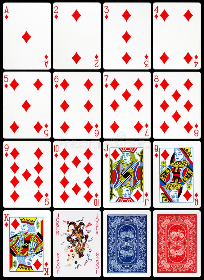 how many diamonds are in a deck of cards