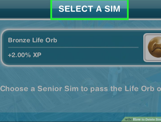 how to delete a sim in sims 4