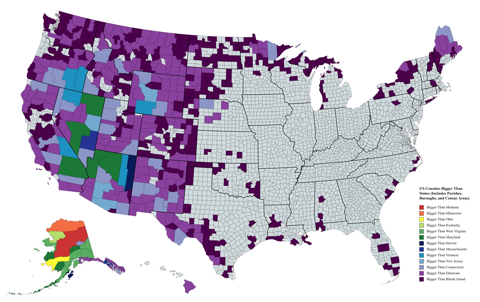 what is the largest county in the united states