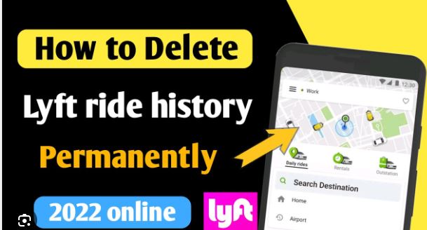 how to delete lyft ride history