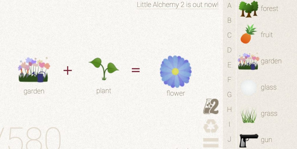 how to make flower in little alchemy