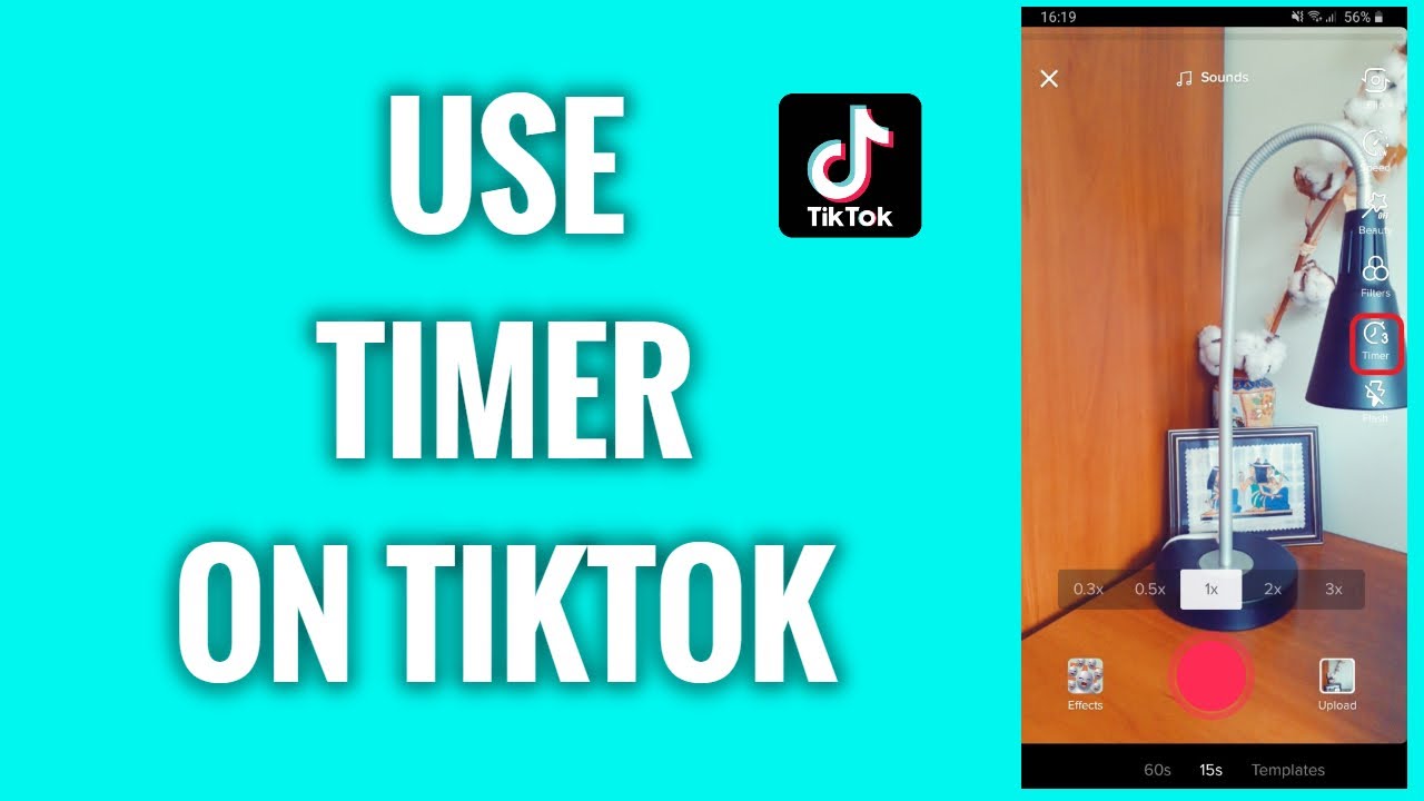 how to record on tiktok without holding the button