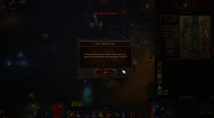 diablo 3 numlock trick ban