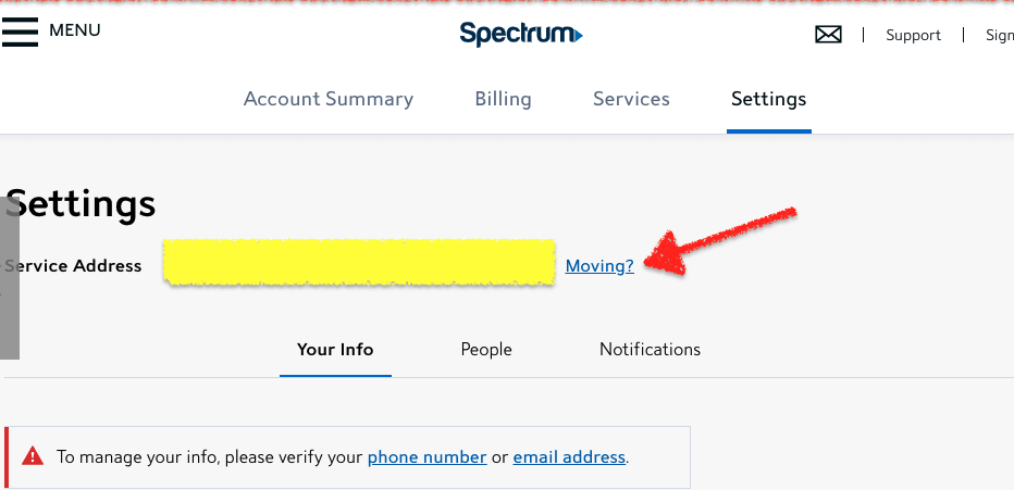 when does spectrum disconnect internet service