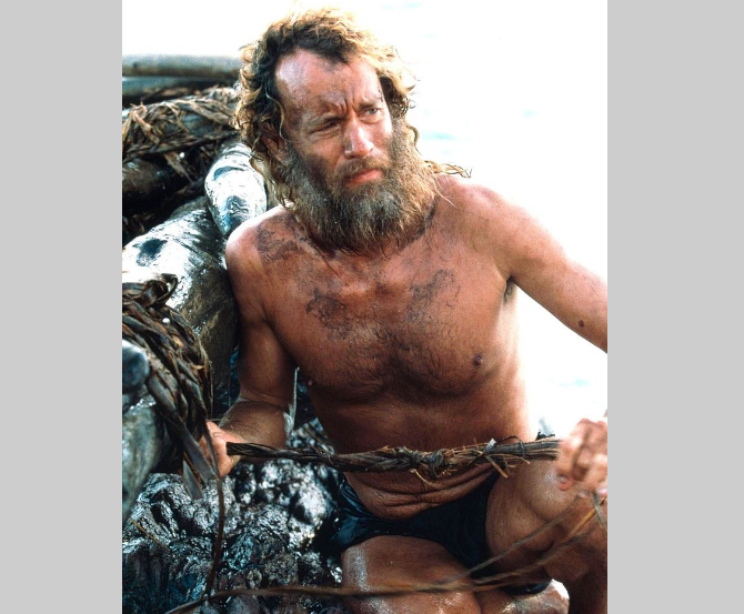 how old was tom hanks in castaway