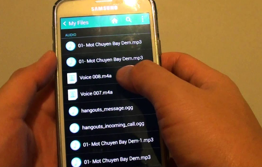 deleting miscellaneous files on galaxy s5