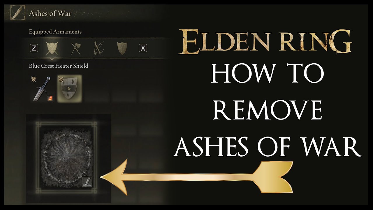 can you remove ashes of war