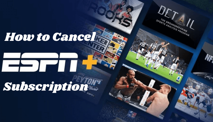 cancel espn plus subscription