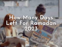 how many days left for ramadan