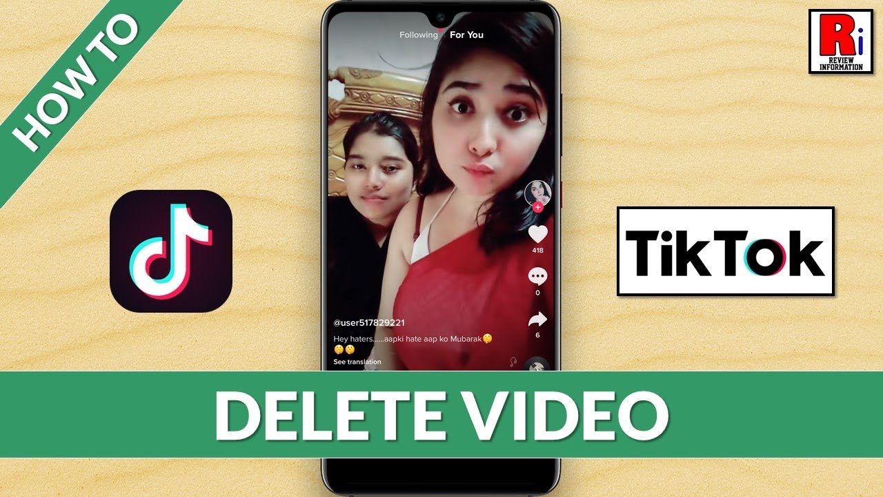 how to delete tiktok videos