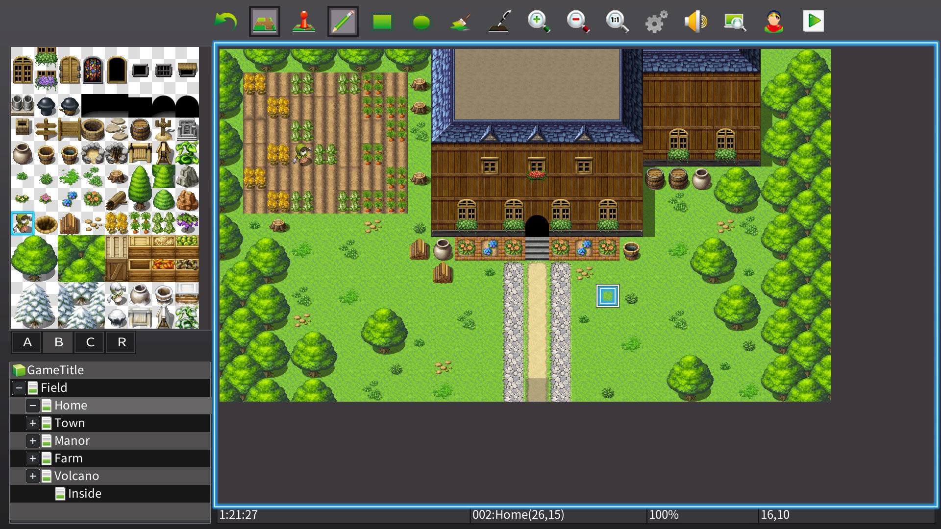 how to fullscreen rpg maker games