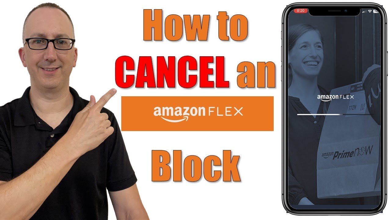 how to cancel amazon flex block