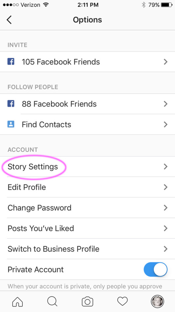 how to unhide link history on instagram