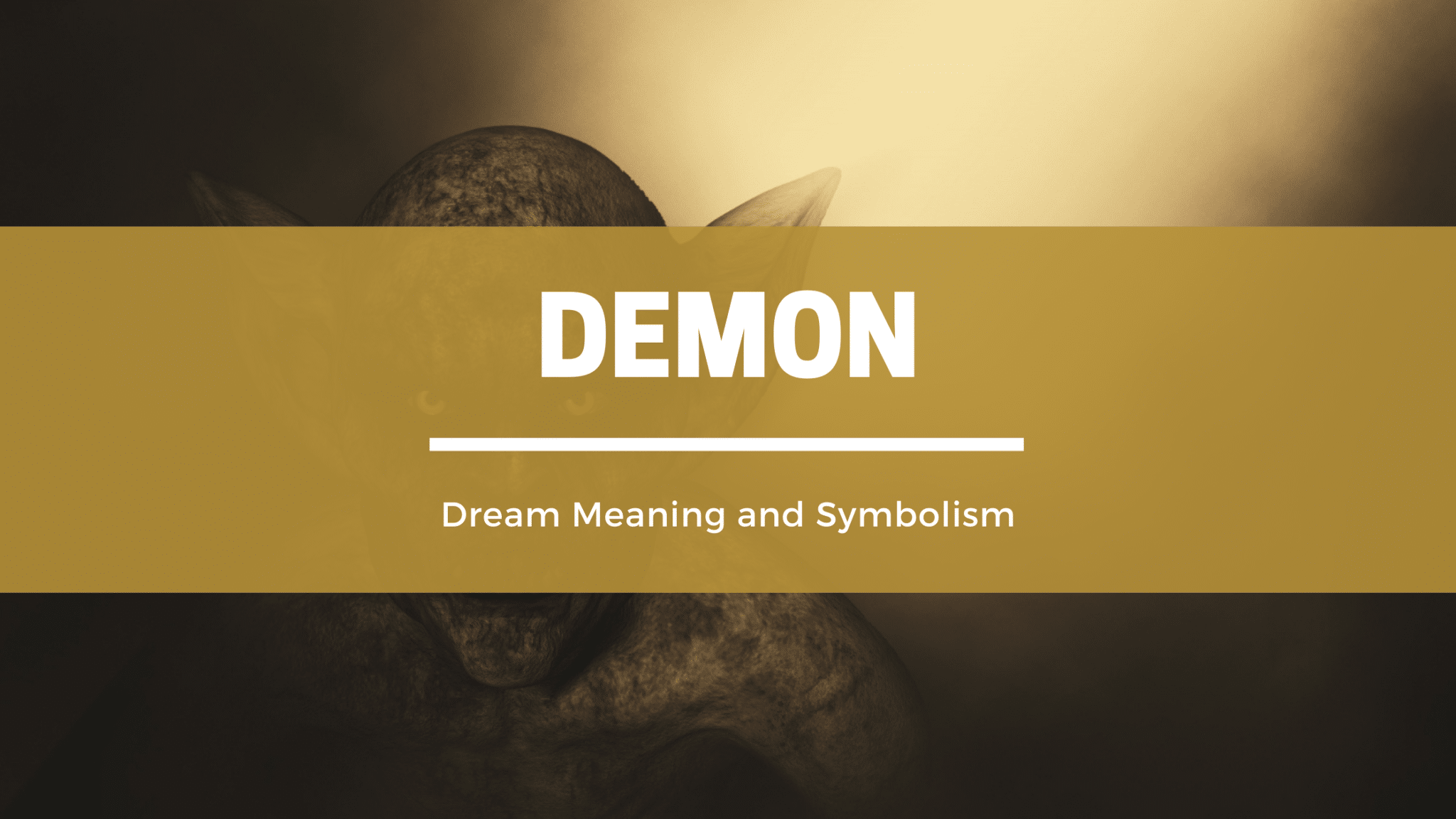 demon dream meaning