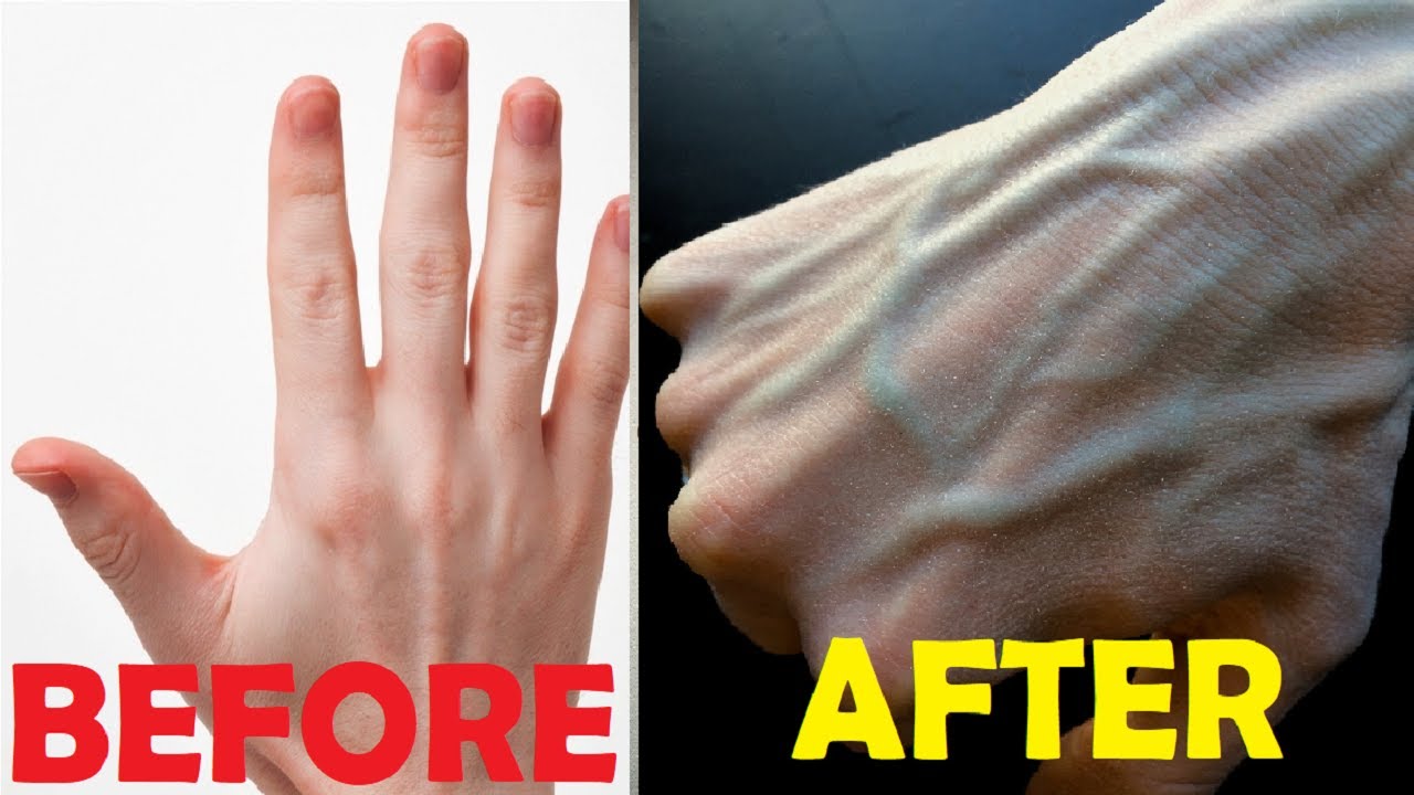 how to get veiny hands