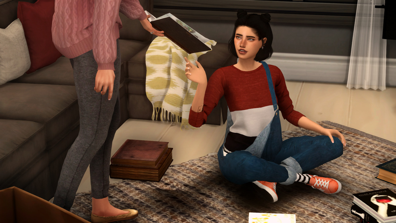 how to read with adults sims 4