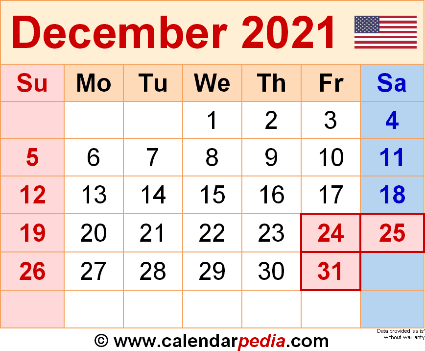 how long ago was december 2021