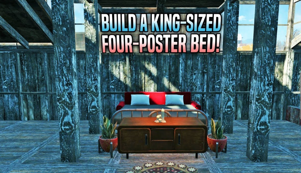 fallout 4 how to make a bed