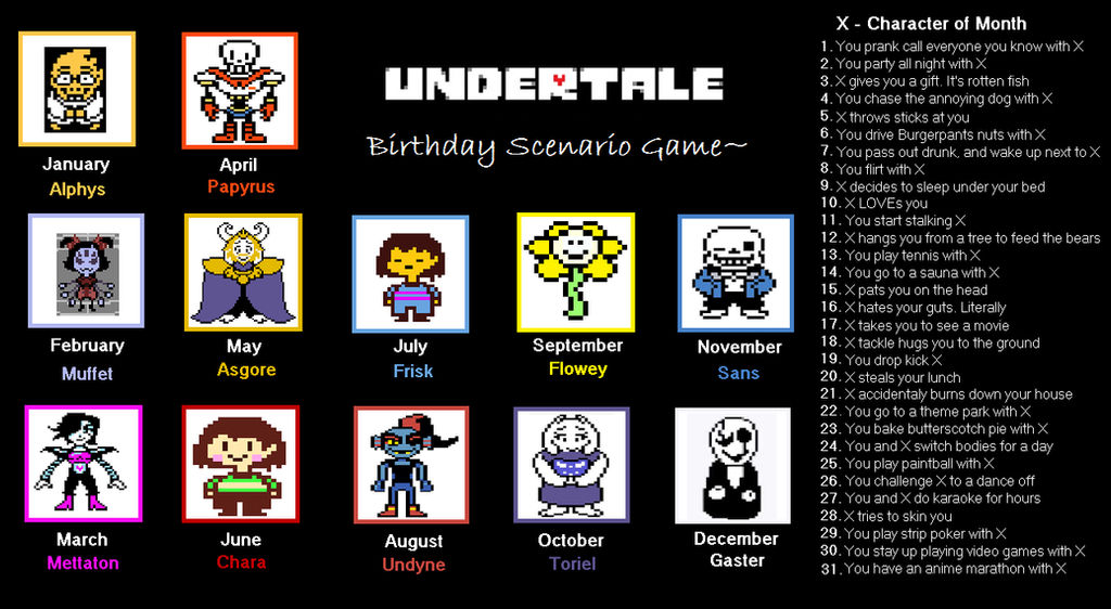 undertale fun values