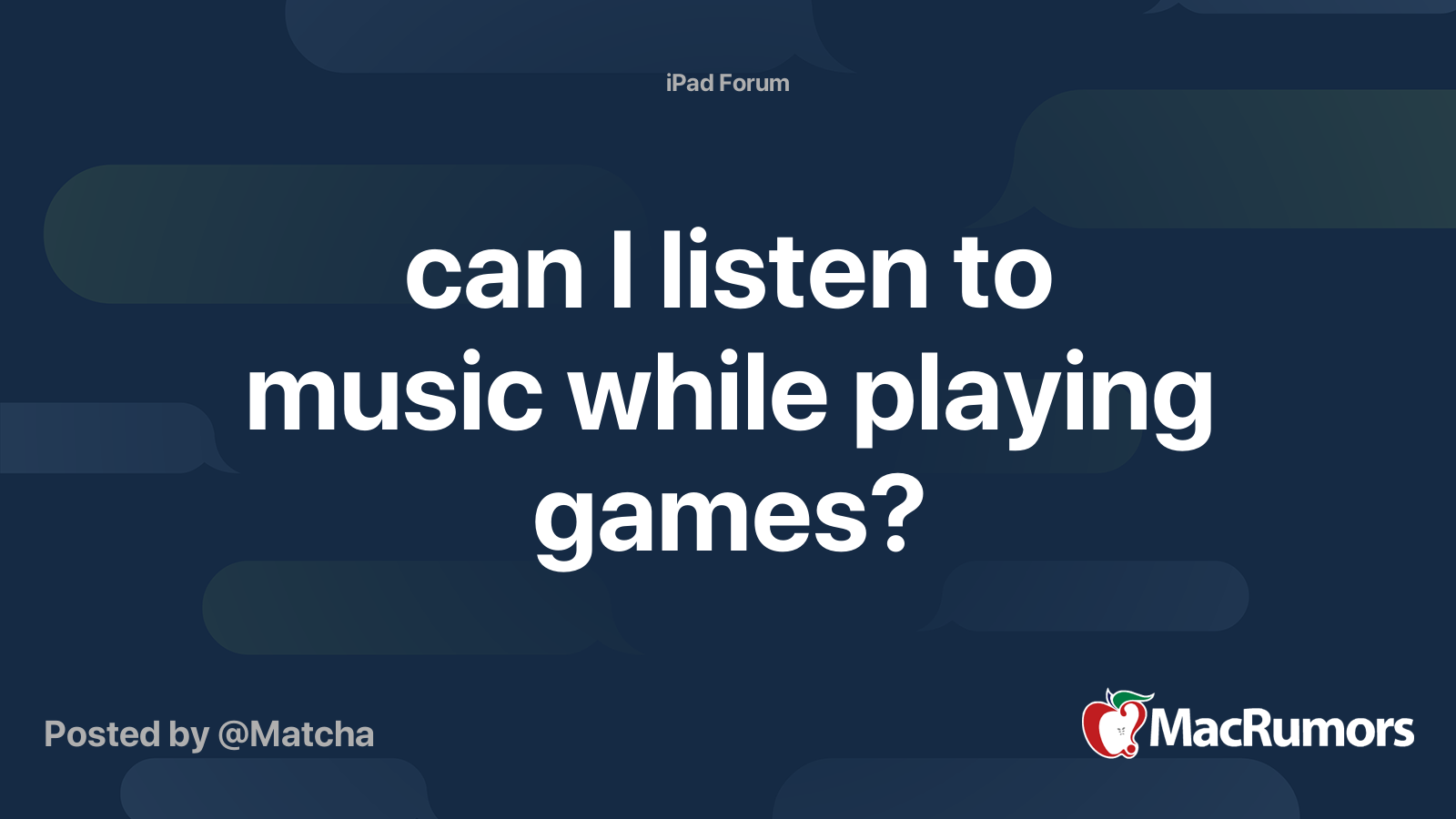 how to play music while playing a game on iphone