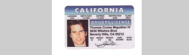 what licenses does tom cruise have