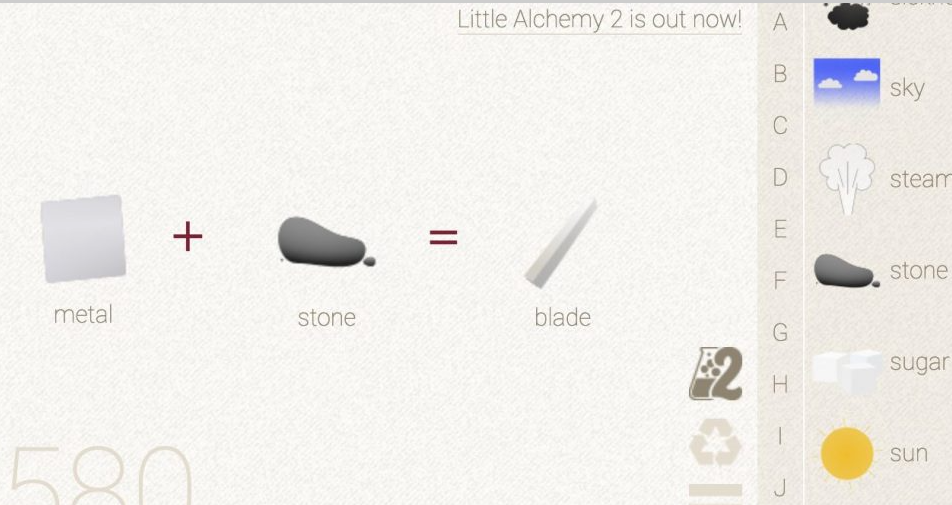 how to make bladein little alchemy