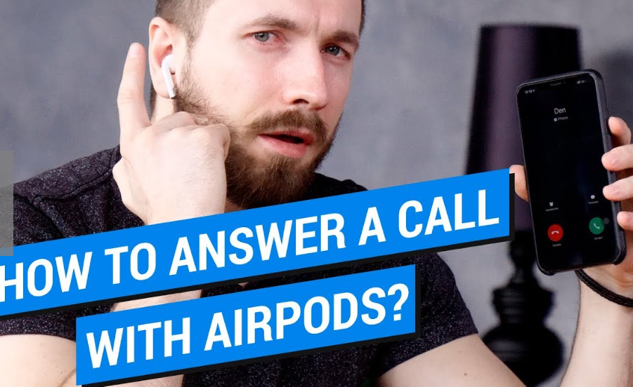 how to answer a call with airpods pro