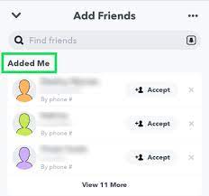 how to see who added me on snapchat