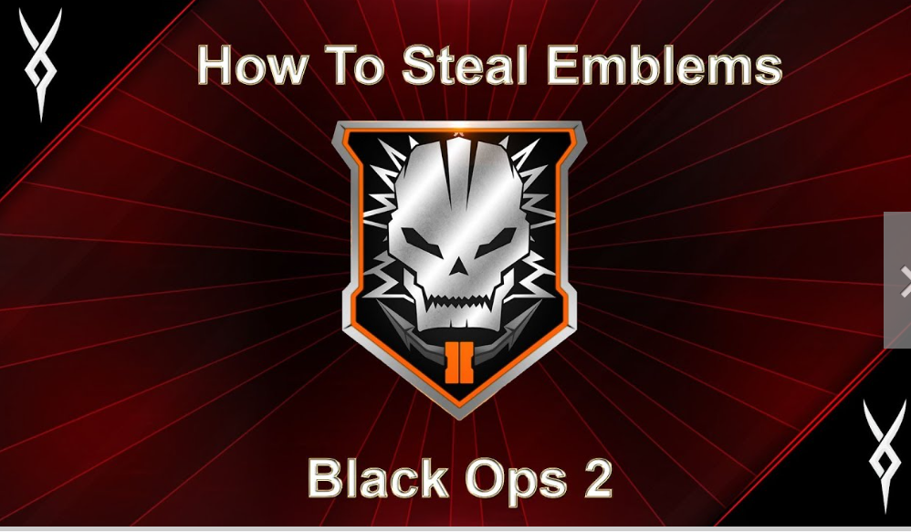 how to steal emblems on black ops 2