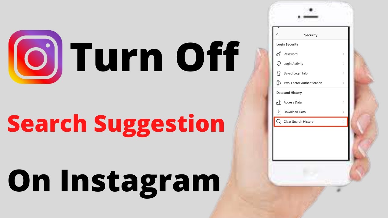 how to clear instagram search suggestions when typing reddit