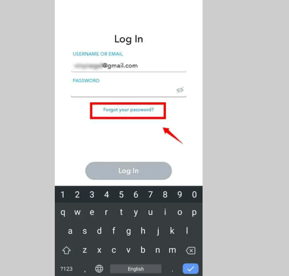 i forgot my snapchat username and email