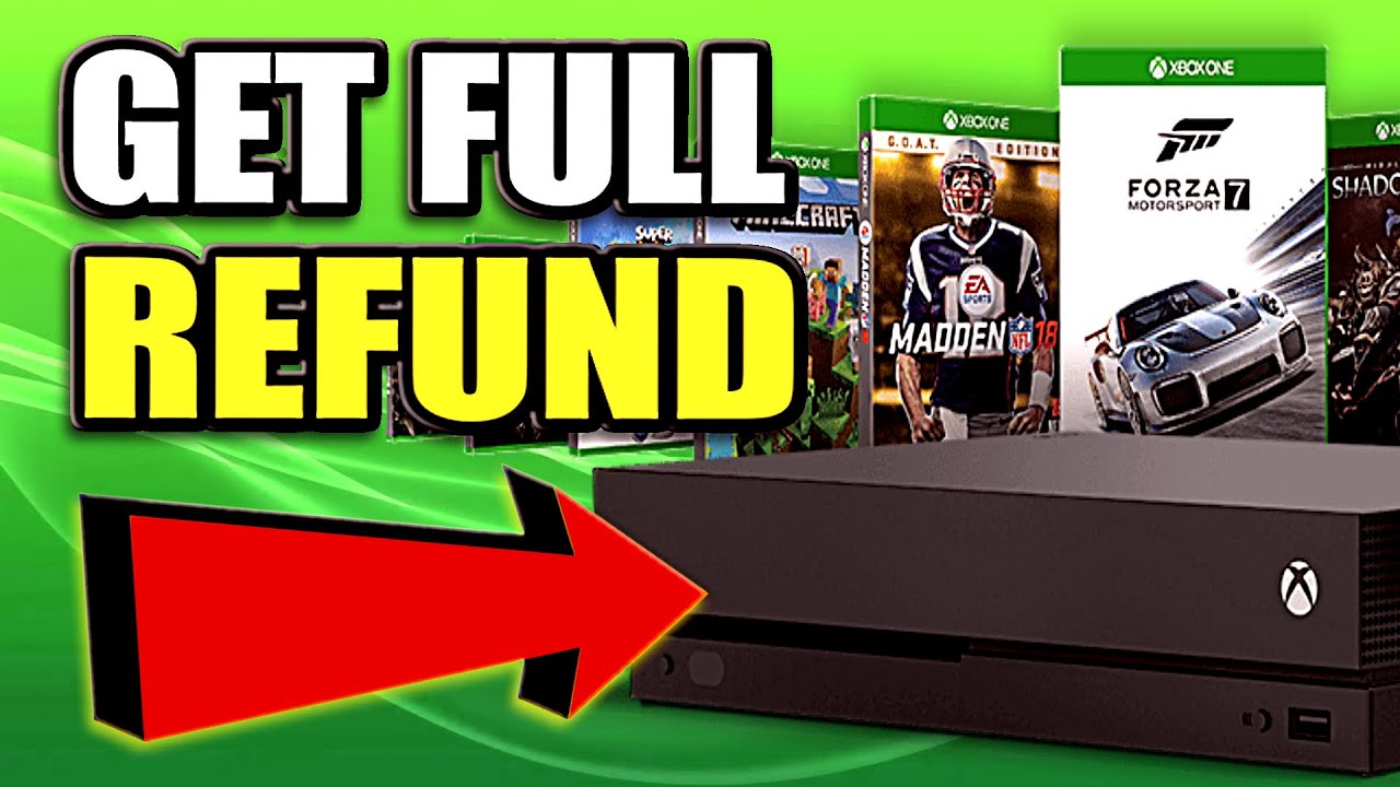 how to refund a game on xbox