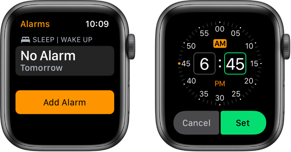 how to turn off alarms on apple watch