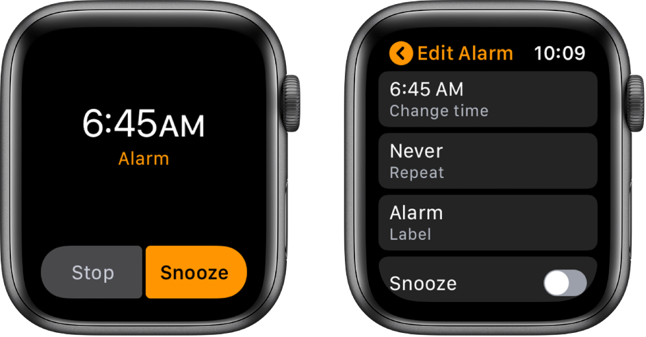 how to turn off alarms on apple watch