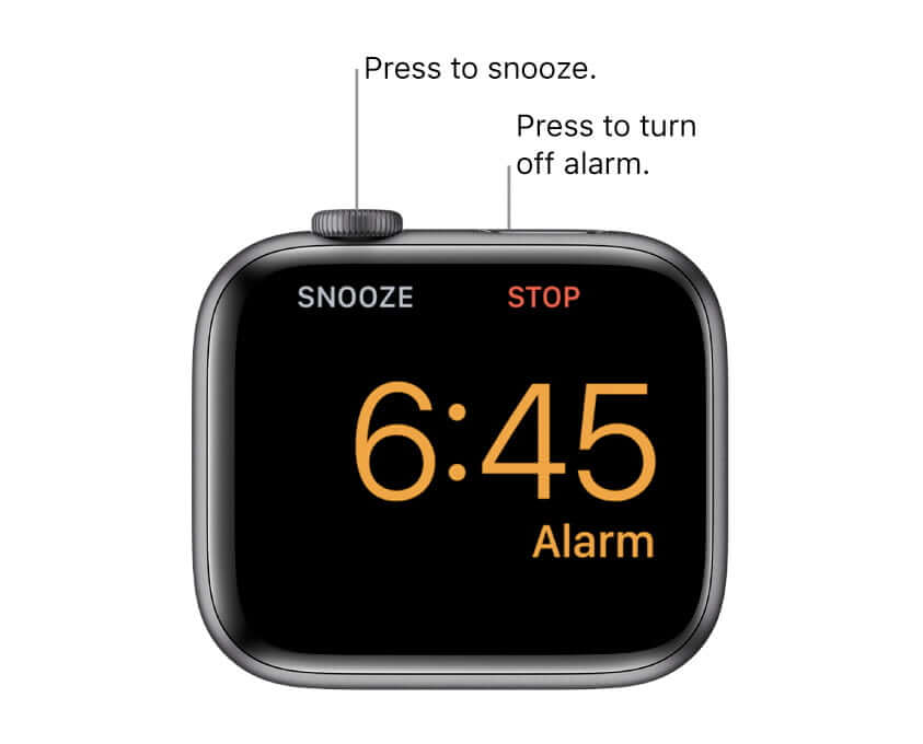 how to turn off alarms on apple watch